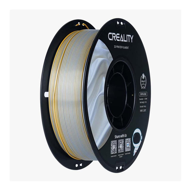 Creality 3D 1Kg CR-Silk 1.75mm Printing Filament Golden Silver 3301120012