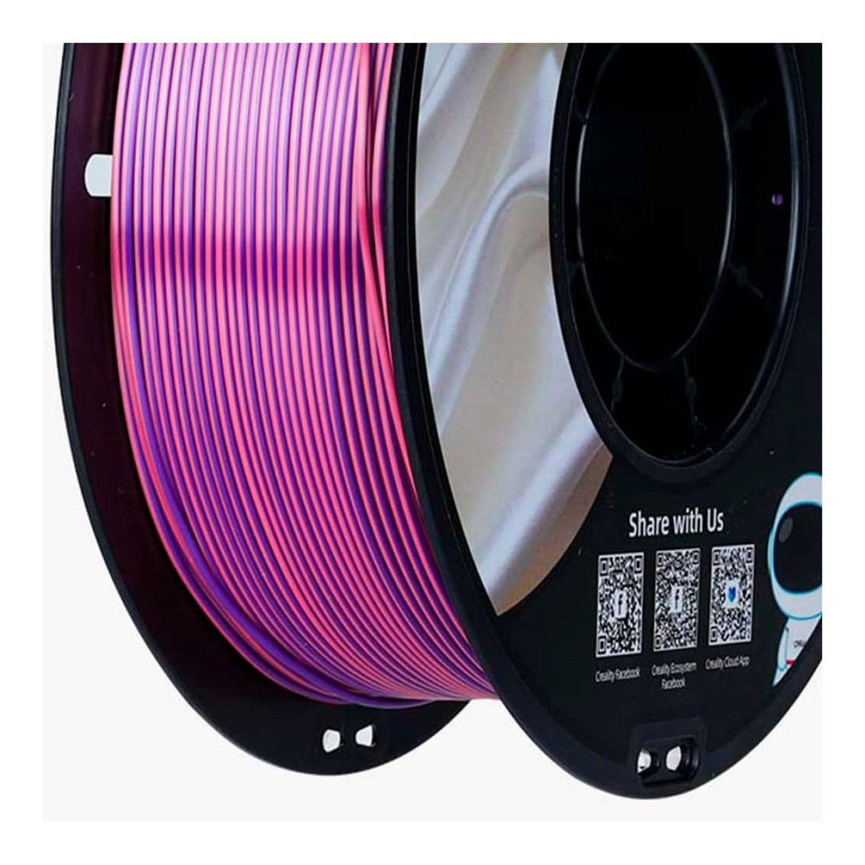 Creality 3D Dual Silk PLA Filament 1Kg - Pink-Purple 3301120013