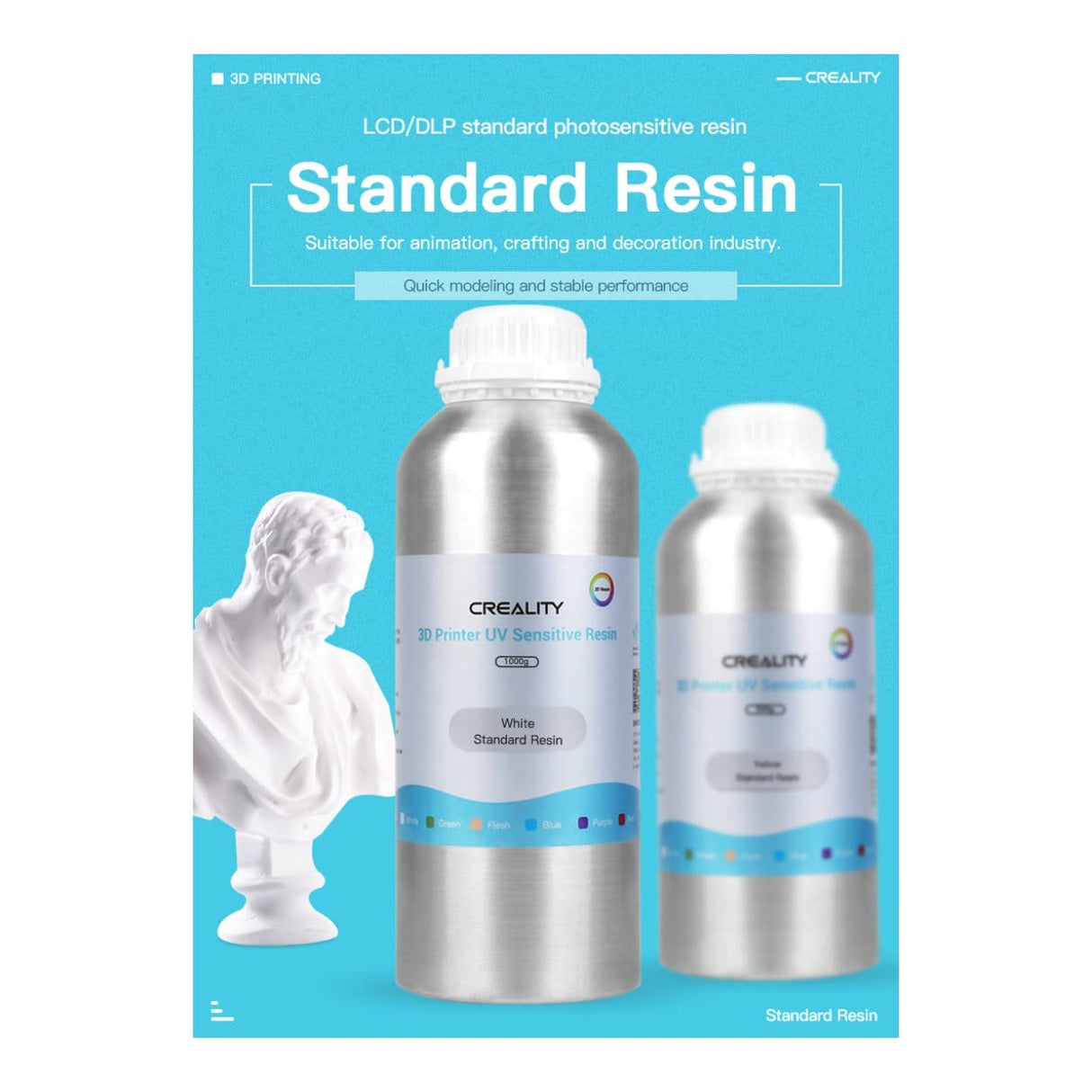 Creality 3D 500g LCD Standard Resin White 3302020015