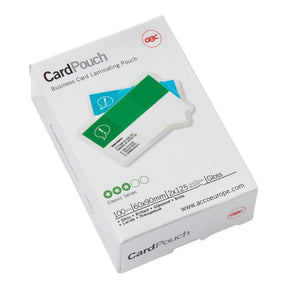 GBC 250 Micron Business Card Lamination Pouch 100-pack 340370