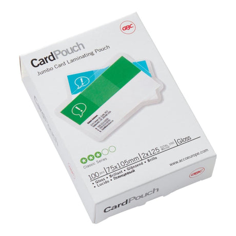 GBC 250 Micron Jumbo Laminating Pouch 100-pack 340422