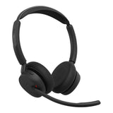 Jabra Evolve3 45 MS Stereo Wireless ANC Headset with Link 390 USB-A Adapter Black 34599-999-999