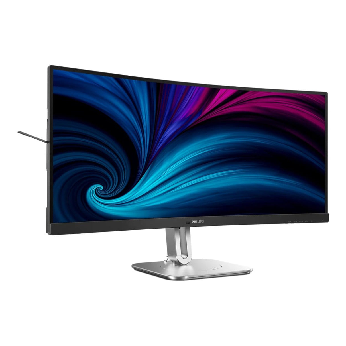 Philips 34-inch 3440 x 1440p WQHD 21:9 120Hz 4ms LED VA USB-C Hub Curved Monitor 34B2U5600C