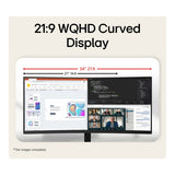 LG UltraWide 34U601B-B 34-inch 3440 x 1440p WQHD 21:9 120Hz 5ms LED VA Curved Monitor