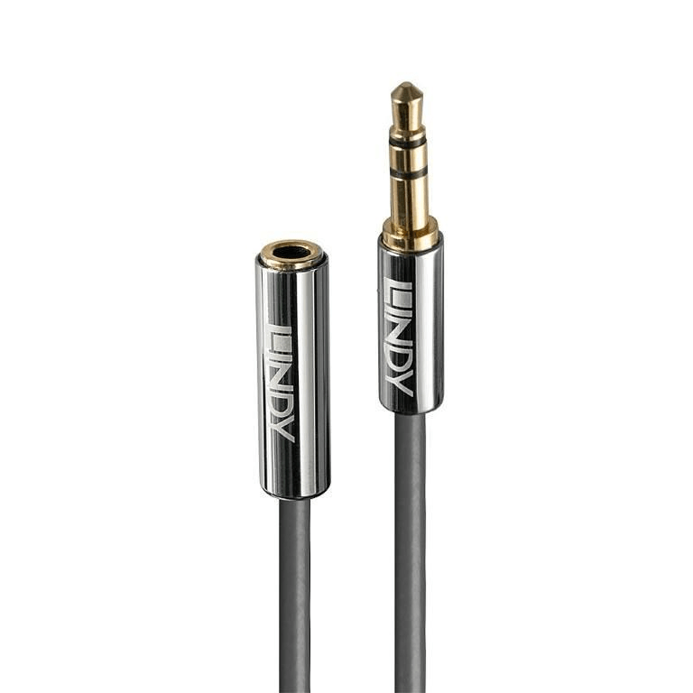 Lindy 35328 Cromo Line 3.5mm Extension Audio Cable 2m