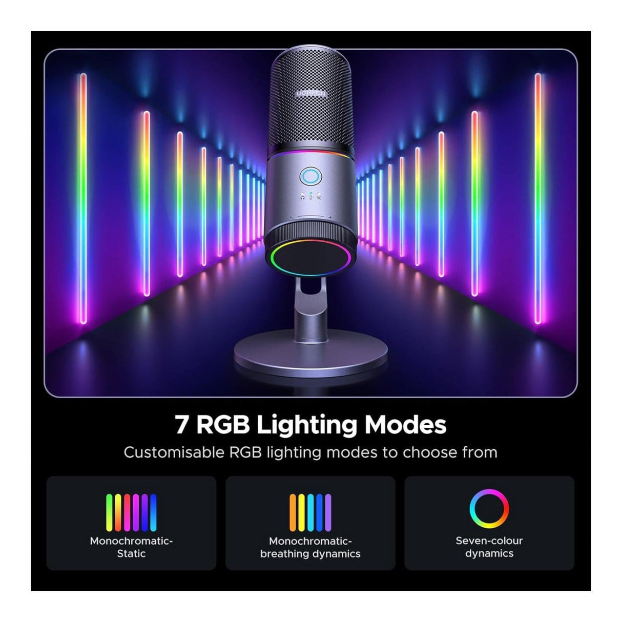 Ugreen CM769 RGB USB Gaming Microphone 35629