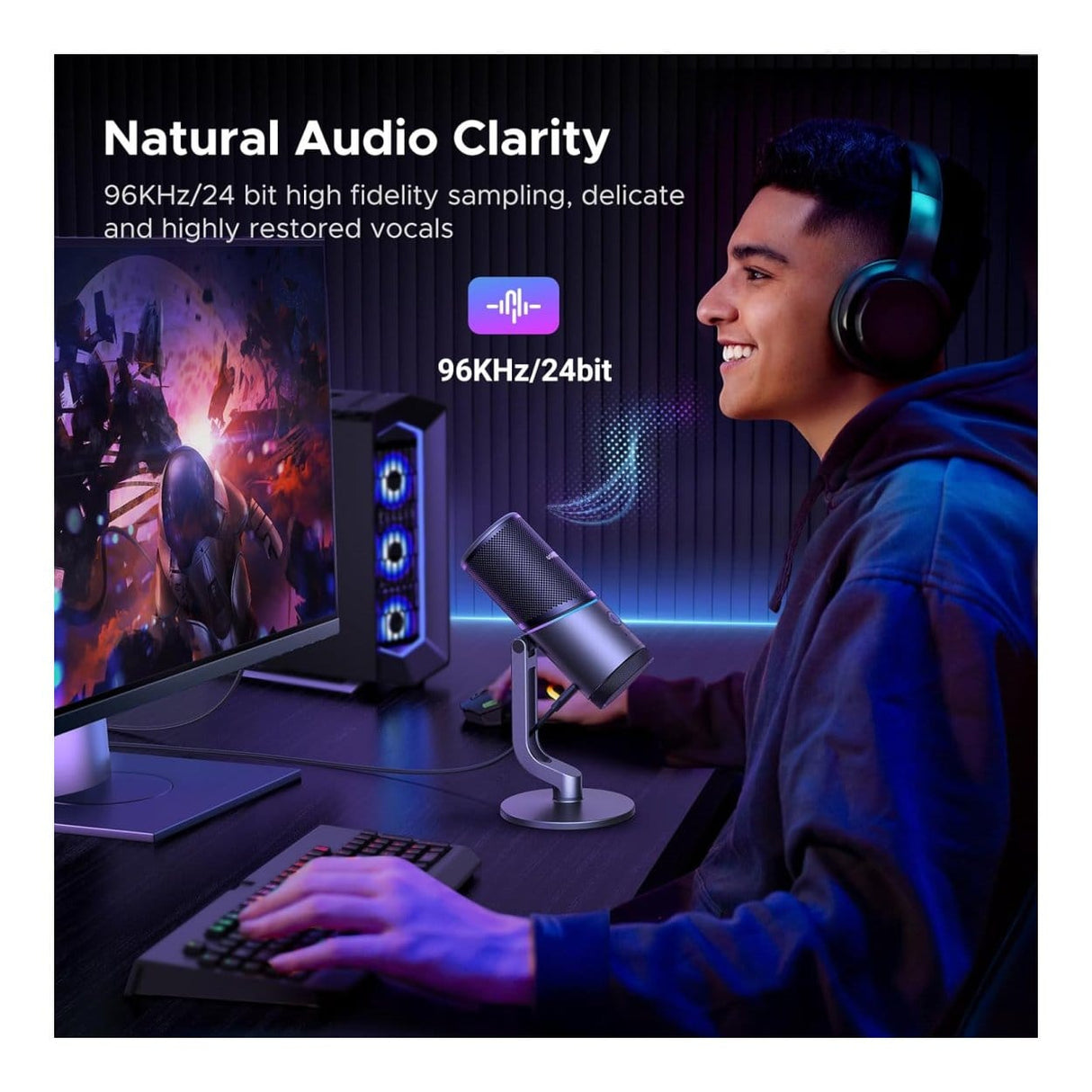 Ugreen CM769 RGB USB Gaming Microphone 35629