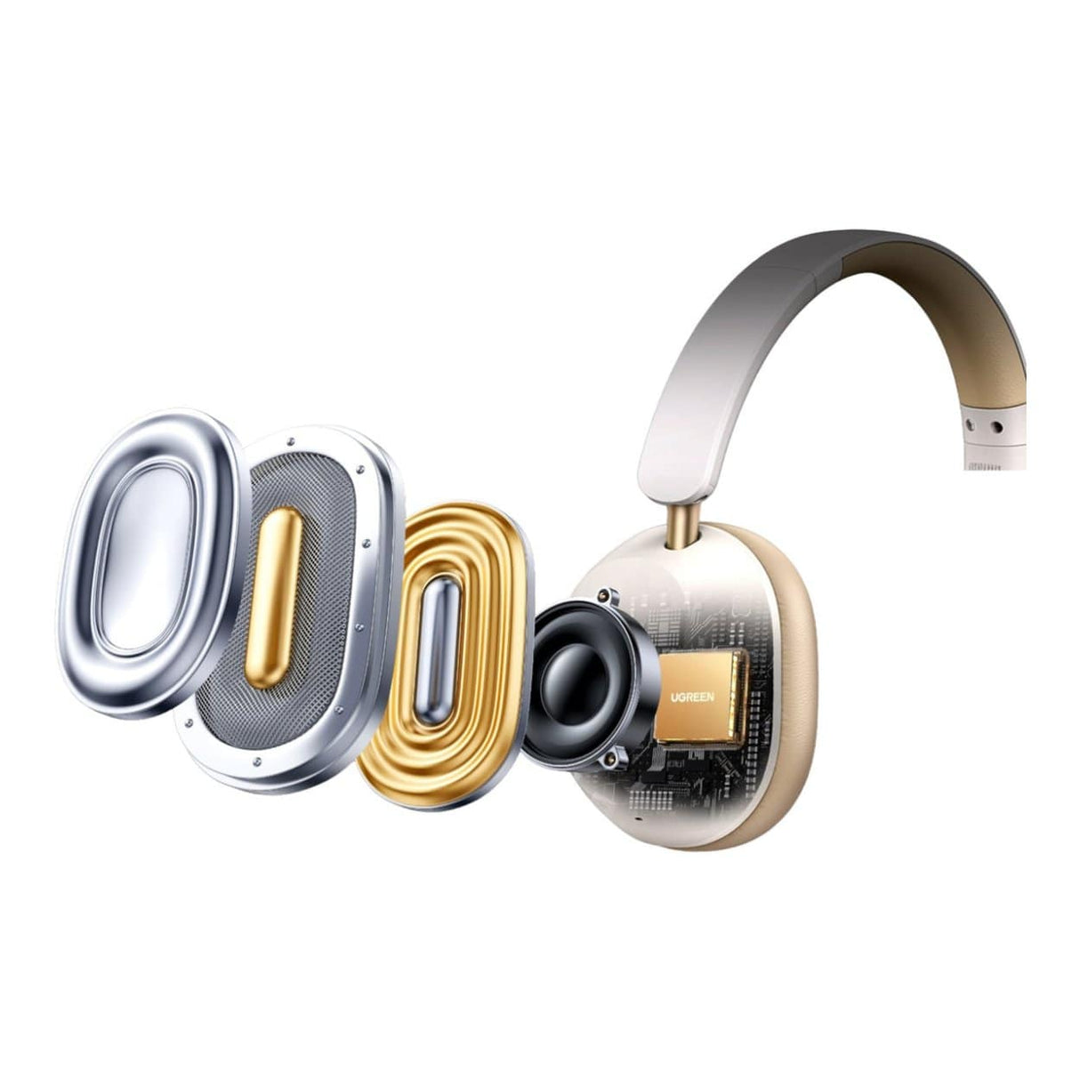 Ugreen HiTune MAX 5C Bluetooth Headphones White 35758
