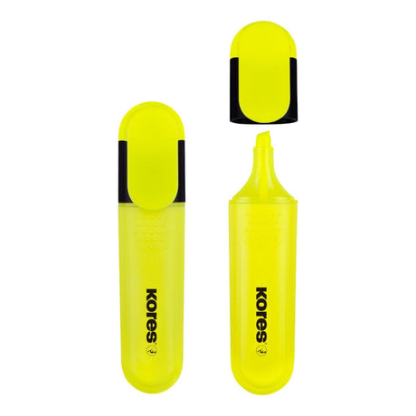 Kores Bright Liner Plus Chisel Tip 10-pack Yellow 36101