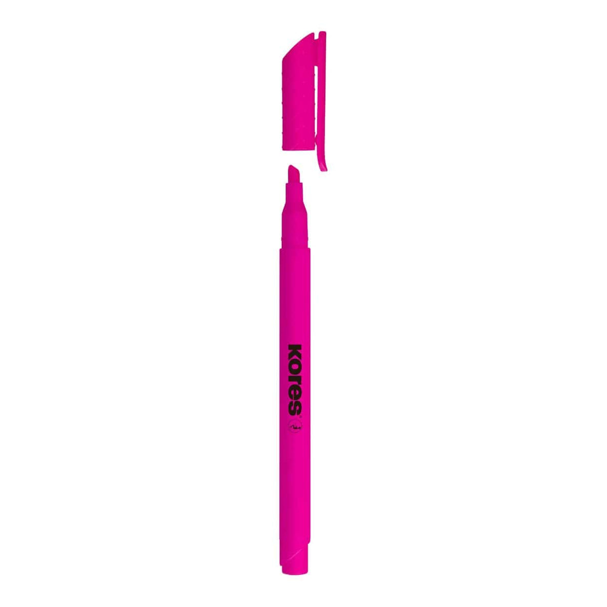 Kores Highliner Chisel Tip Pen type 12-pack Pink 36202 – FirstShop