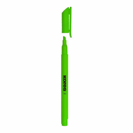 Kores Highliner Chisel Tip Pen type 12-pack Green 36205
