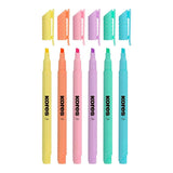 Kores Highliner Chisel Tip Pen 6-pack Pastel 36246