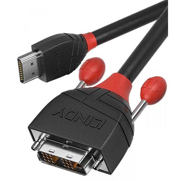 Lindy Black Line 2m HDMI to DVI-D Cable 3627