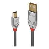 Lindy 2m USB 2.0 Type-A to Mini-B Cable Cromo Line 36632