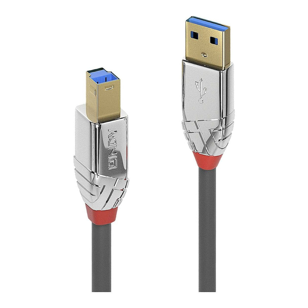 Lindy 3m USB 3.2 Type-A to USB Type-B Cable Cromo Line 36663
