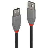 Lindy 1m USB 2.0 Type A Extension Cable Anthra Line 36702