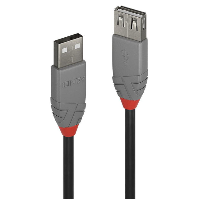 Lindy 1m USB 2.0 Type A Extension Cable Anthra Line 36702