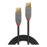 Lindy 5m USB 3.2 Type-A Charging Cable Anthra Line 36754