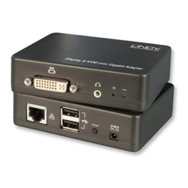 Lindy KVM Gigabit Console Adapter DVI-D and Audio 38083