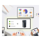 HP MP250 WVGA 120 ANSI Lumens DLP Smart Mobile Projector 3A3B6AA