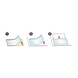 3L Self-Adhesive Business Card Pockets Top-Side Open 95 x 60mm 10-pack 3L/BC10111