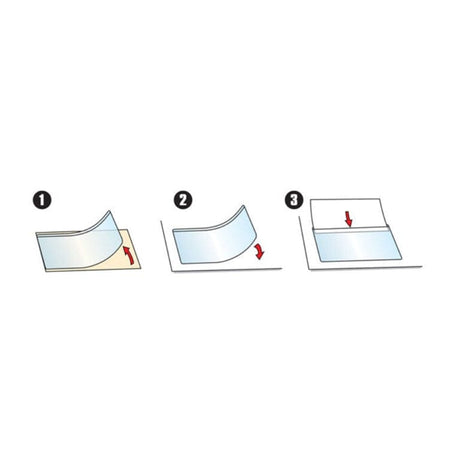 3L Self-Adhesive Business Card Pockets Top-Side Open 95 x 60mm 10-pack 3L/BC10111