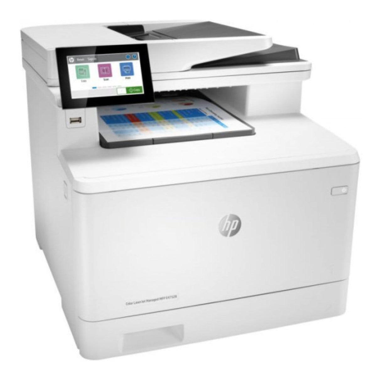 HP LaserJet Managed E47528f A4 Colour Multifunction Laser Printer 3QA75A