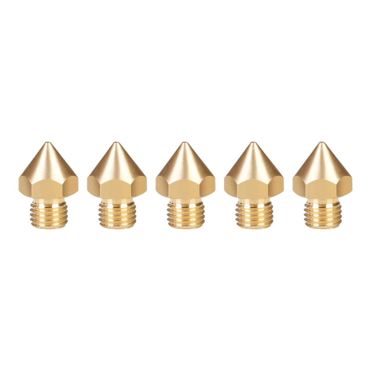 Creality D6 0.2mm Brass Nozzles 5-pack 4004020043