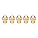 Creality D6 0.6mm H62 Brass Nozzles 5-Pack 4004020044