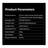 Creality Opaque Glossy Acrylic Sheets 10-pack 4007010161