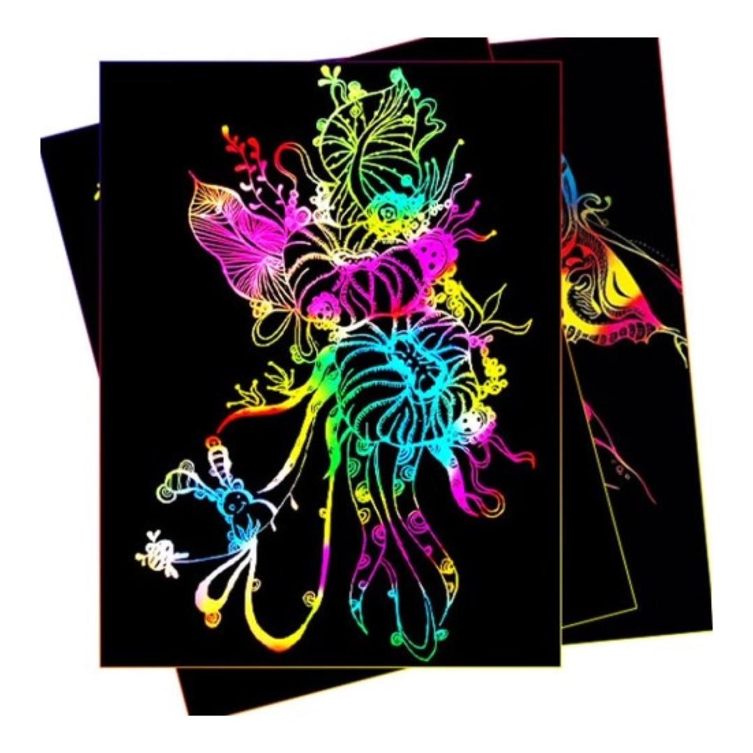 Creality A4 Rainbow Magic Scratch Art Paper 50-pack 4008060162