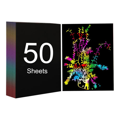 Creality A4 Rainbow Magic Scratch Art Paper 50-pack 4008060162