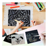 Creality A4 Holographic Silver Laser Scratch Art Paper 50-pack 4008060164