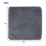 Creality Square Stone Coasters 50-pack Black 4008060394