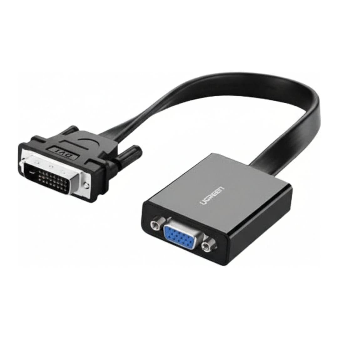 Ugreen DVI-D 24+1 Male to VGA Female Active Video Adapter Black 40259
