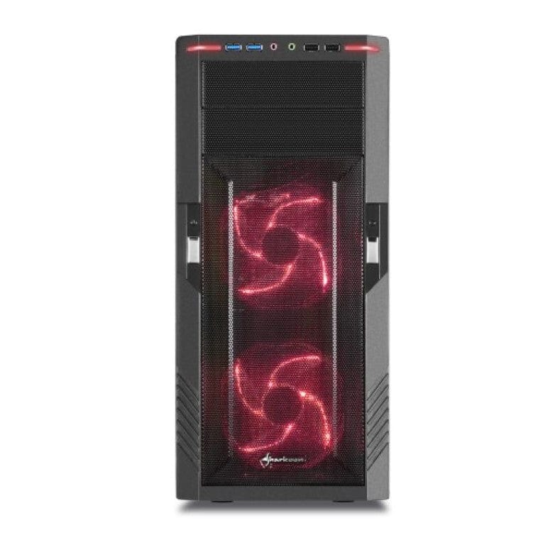 Sharkoon T28 Desktop Black Red Gaming PC Case 4044951012367