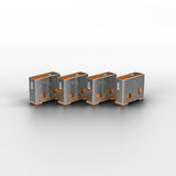 Lindy USB-A Port Blocker with Key Orange 4045