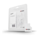 Lindy SD Port Blockers without Key 10-pack White 40479