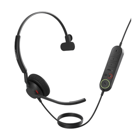 Jabra Engage 40 Inline Link UC Mono USB-A Headset 4093-419-279