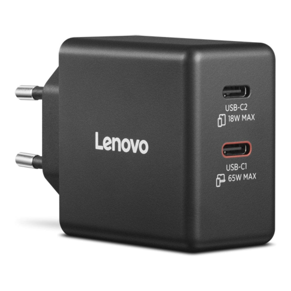 Lenovo 65W Dual Type-C GaN Charging Adapter 40AW065BEU