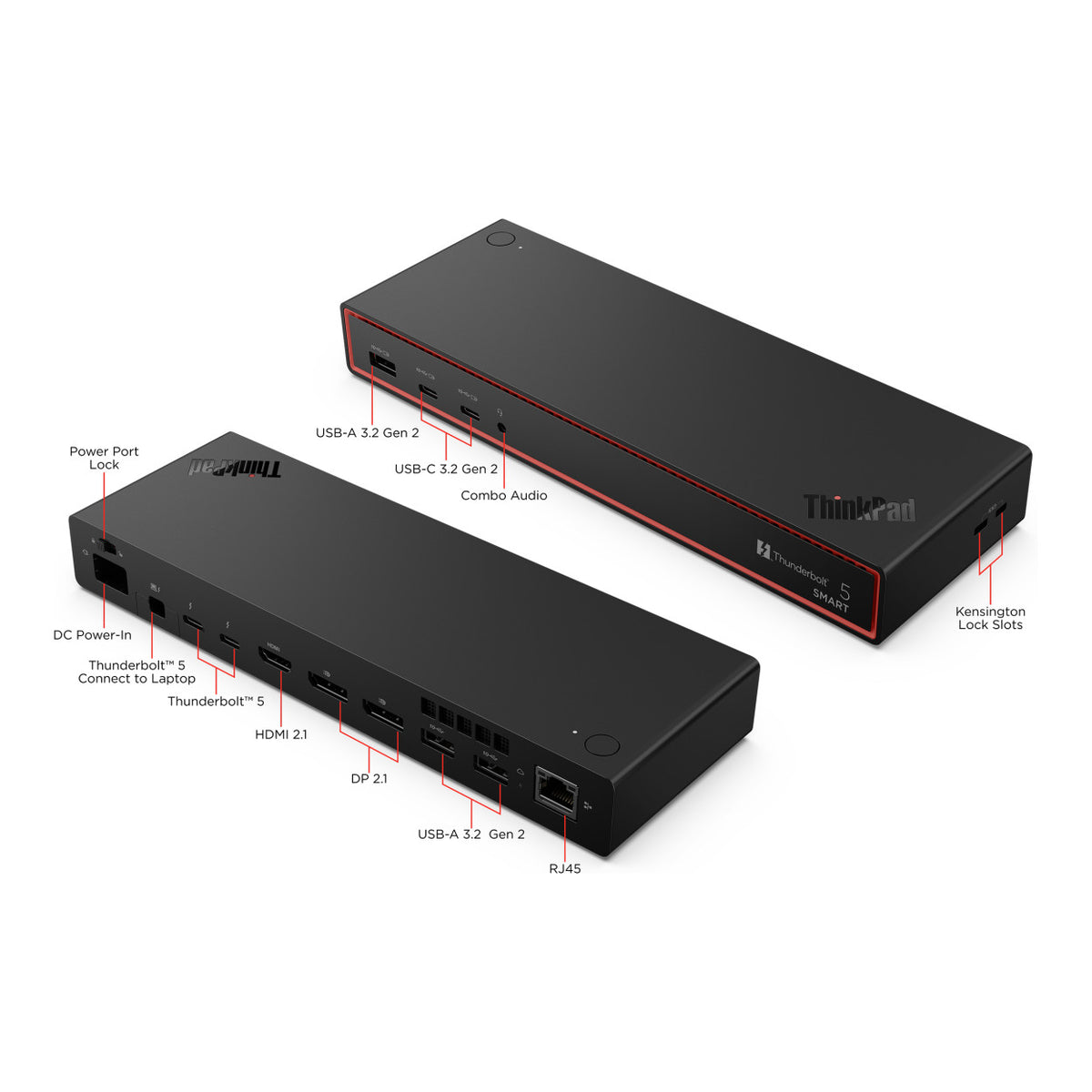 Lenovo ThinkPad 7500 Thunderbolt 5 Smart Docking Station 40BA0265SA