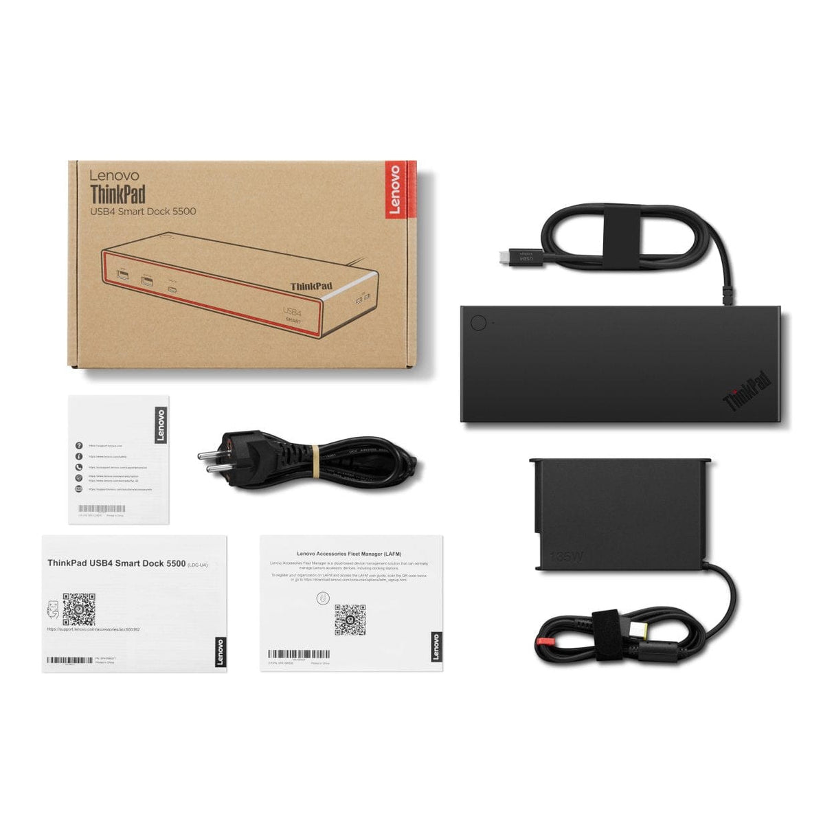 Lenovo ThinkPad 5500 USB4 Smart Docking Station with 135W Adapter 40BC0135SA