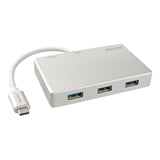 Lindy 3-port USB 3.1 Type-C Hub with Power Delivery White 43092