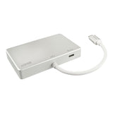 Lindy 3-port USB 3.1 Type-C Hub with Power Delivery White 43092