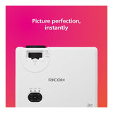 Ricoh PJ WXL5860 4700 ANSI Lumens DLP Compact Laser Projector White 432481