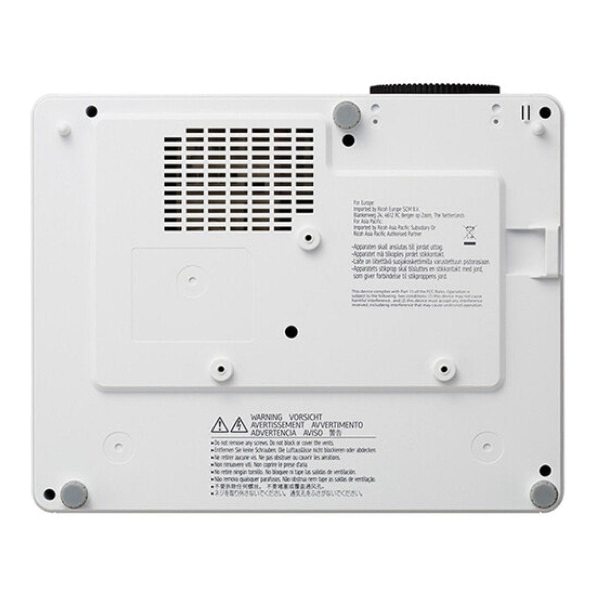 Ricoh PJ WUL5860 4000 ANSI Lumens DLP Laser Projector White 432482