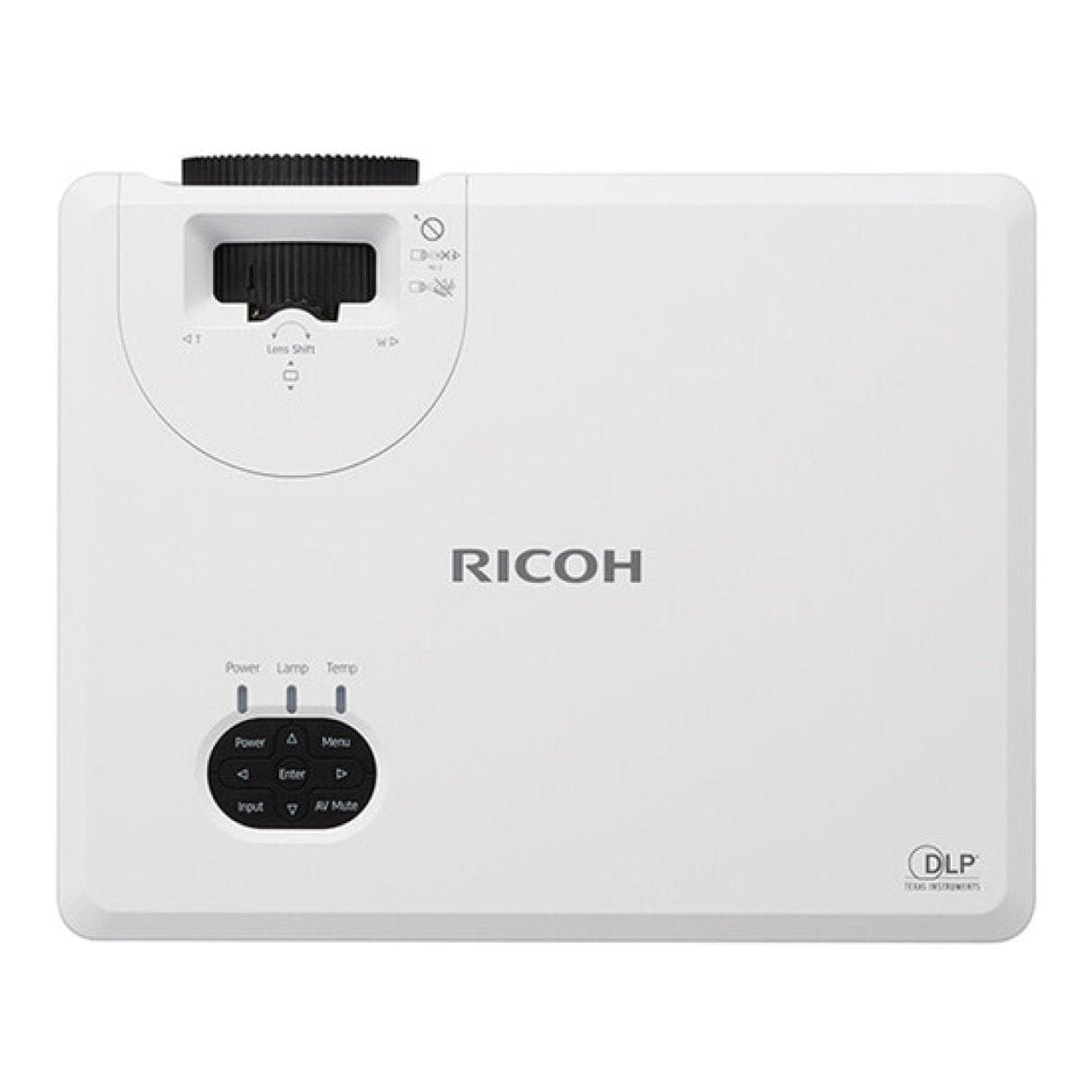 Ricoh PJ WUL5860 4000 ANSI Lumens DLP Laser Projector White 432482