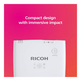 Ricoh PJ WUL5A50 5200 ANSI Lumens Short Throw Projector White 432675