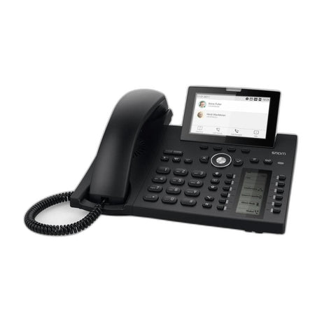 Snom D385 12-line USB Hi-Res Colour TFT Display Desktop SIP Phone without PSU 4340