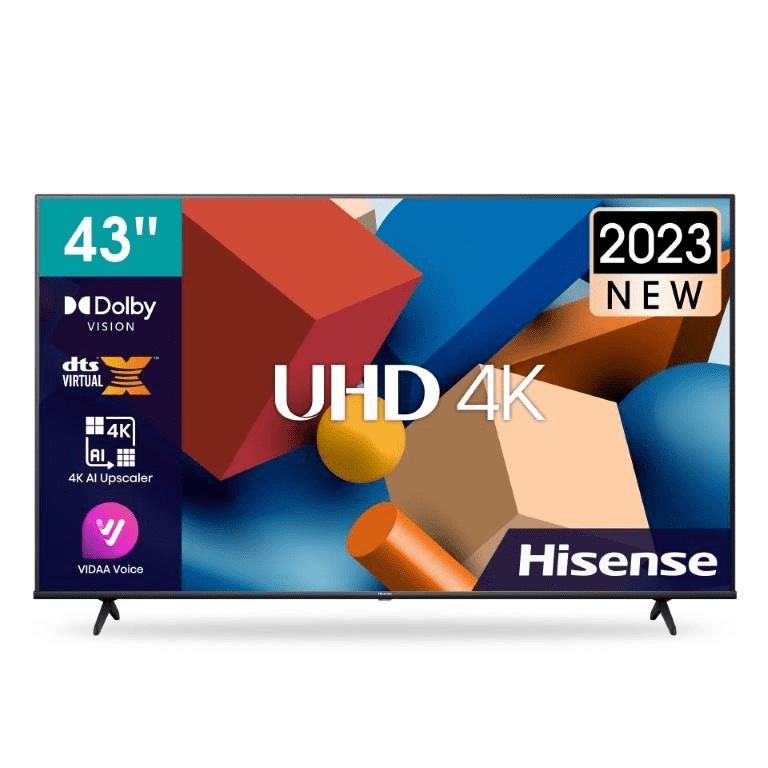 TV LED 109,22 cm (43) Hisense 43A6BG, 4K UHD, Smart TV